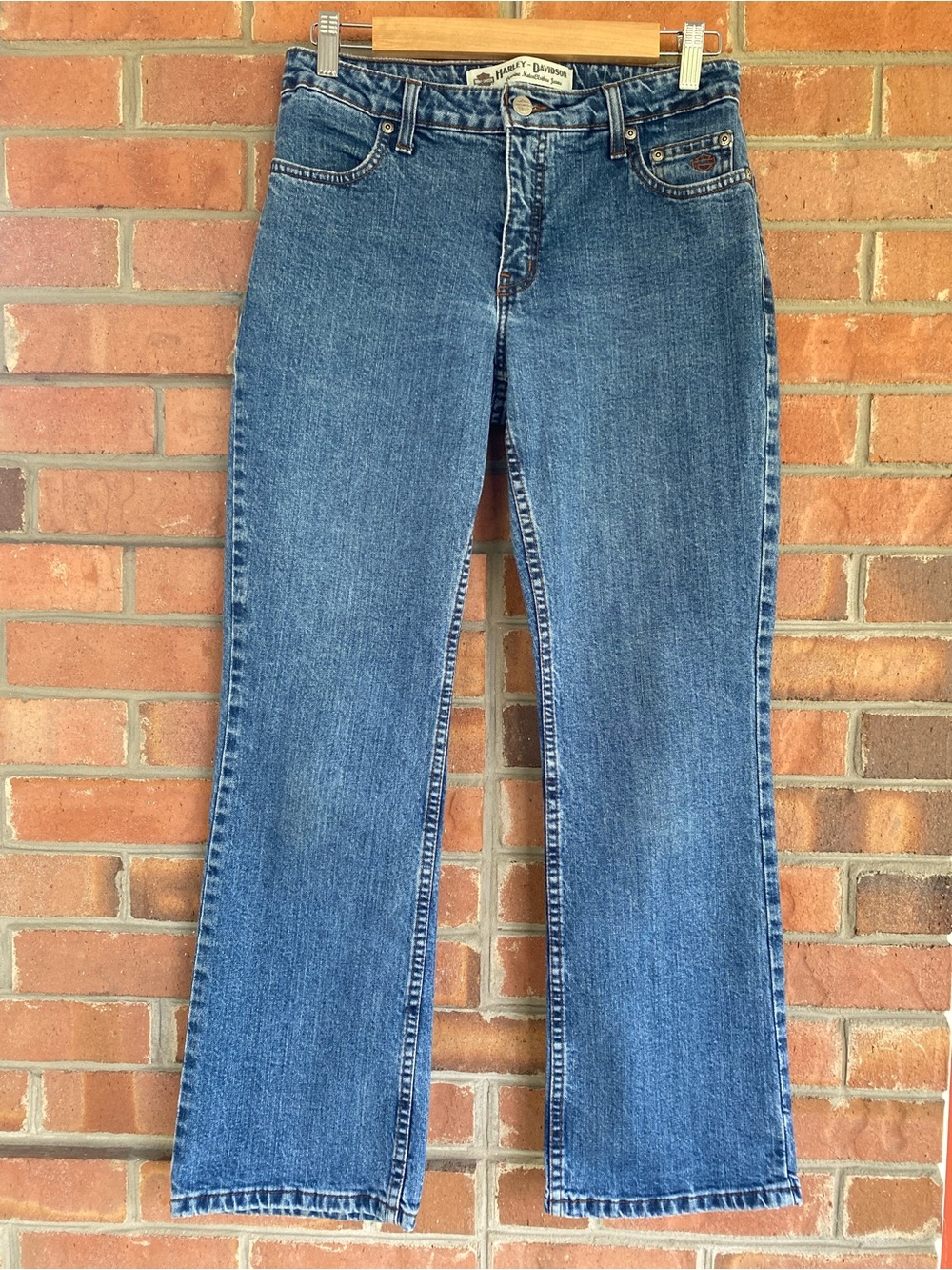 Harley-Davidson Women's Medium Blue Bootcut Denim Jeans
